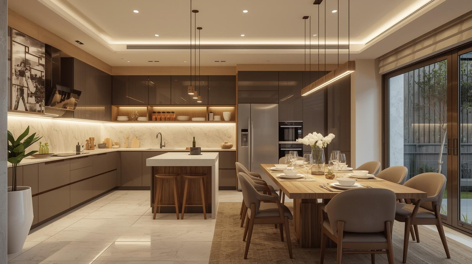 Modern kitchen and dining décor essentials including serveware and table accessories