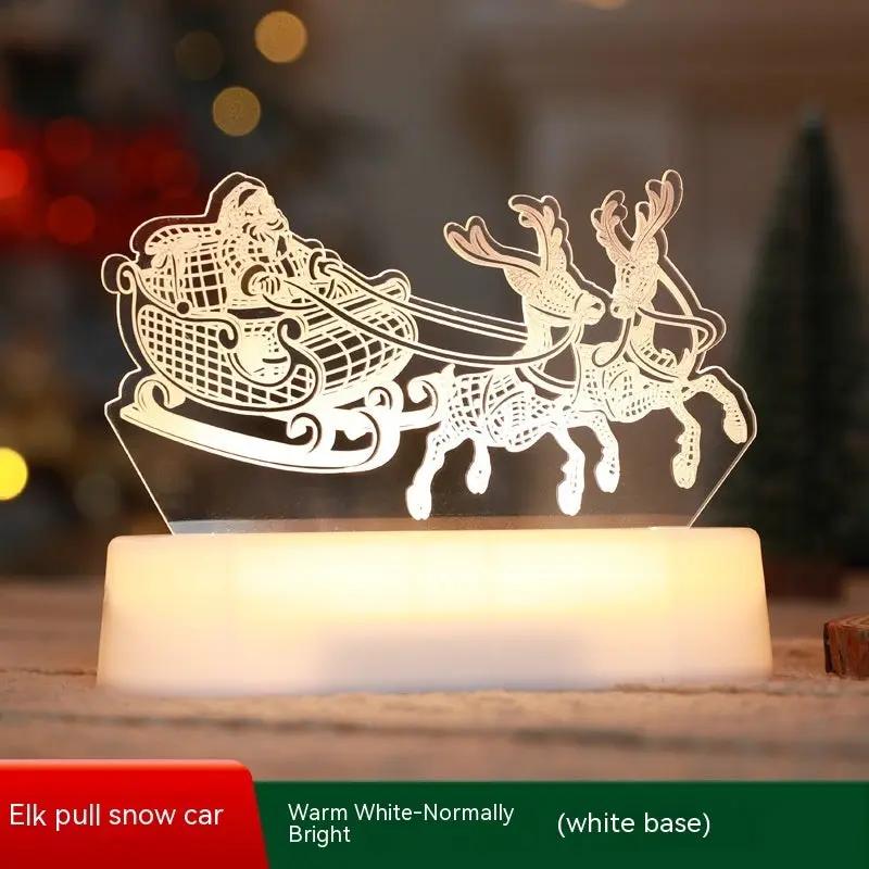 3d acrylic led night light lamp