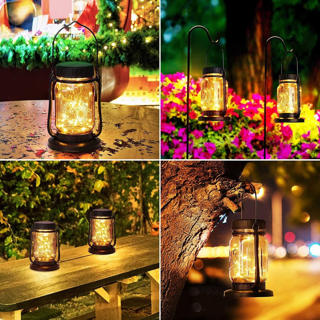 automatic sensor solar jar lamp