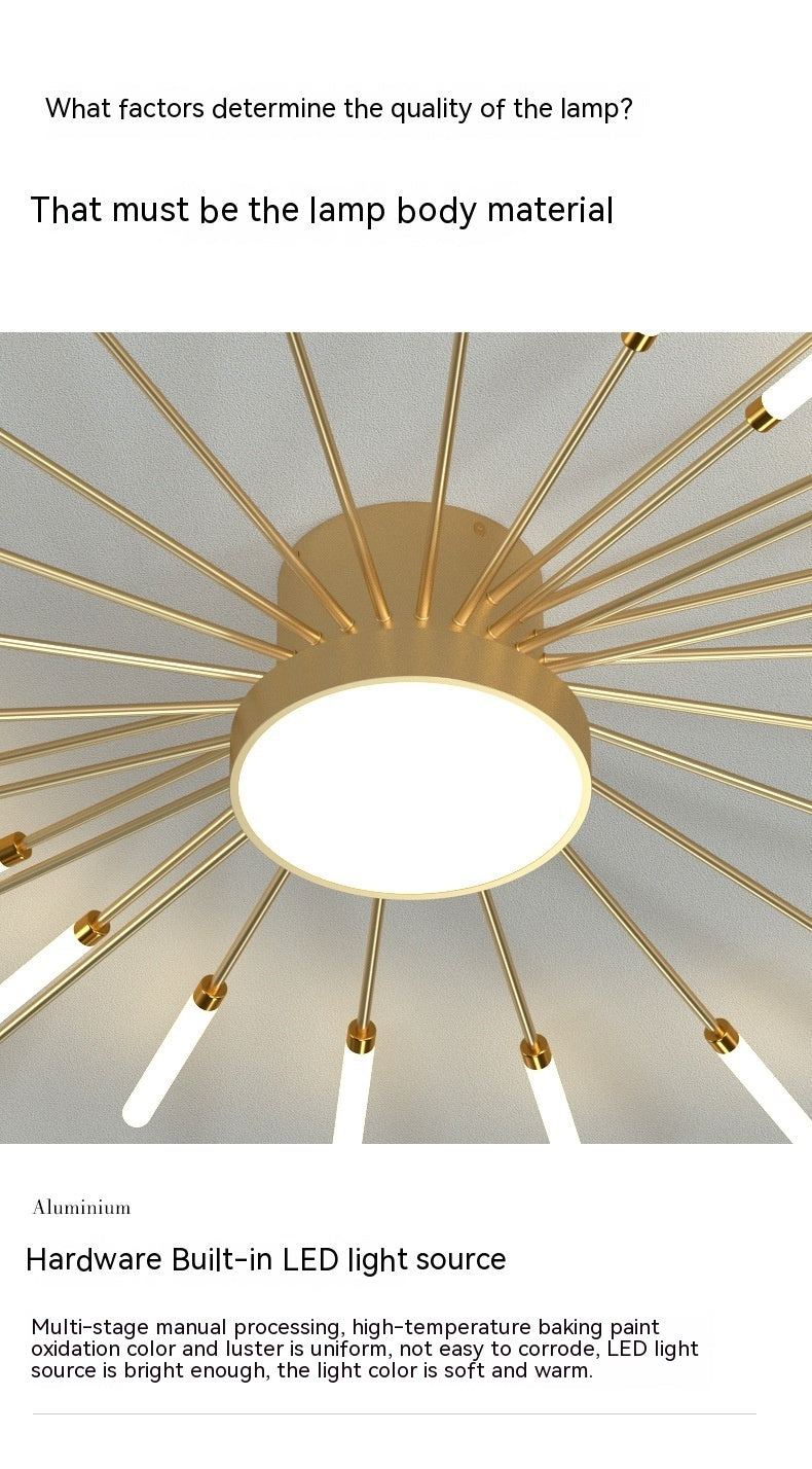 black and gold living room chandelier