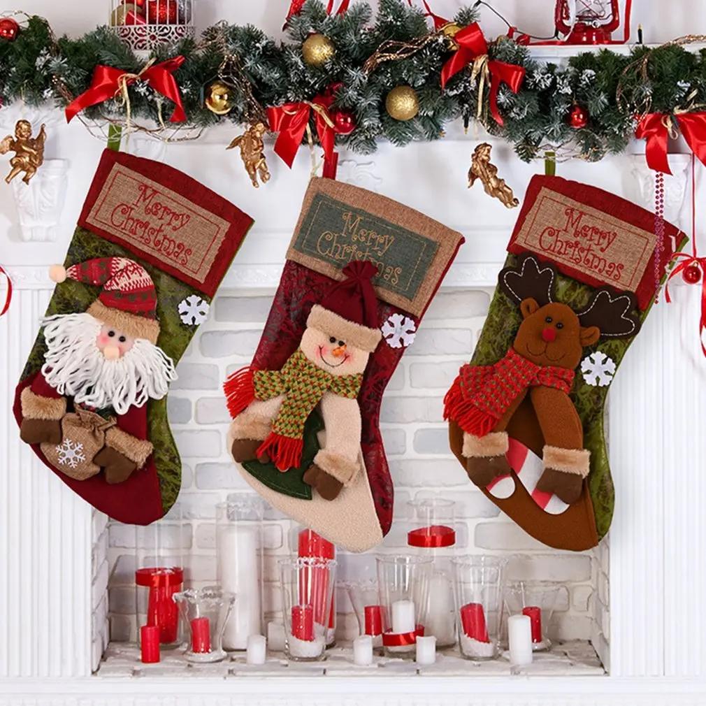christmas stocking santa design