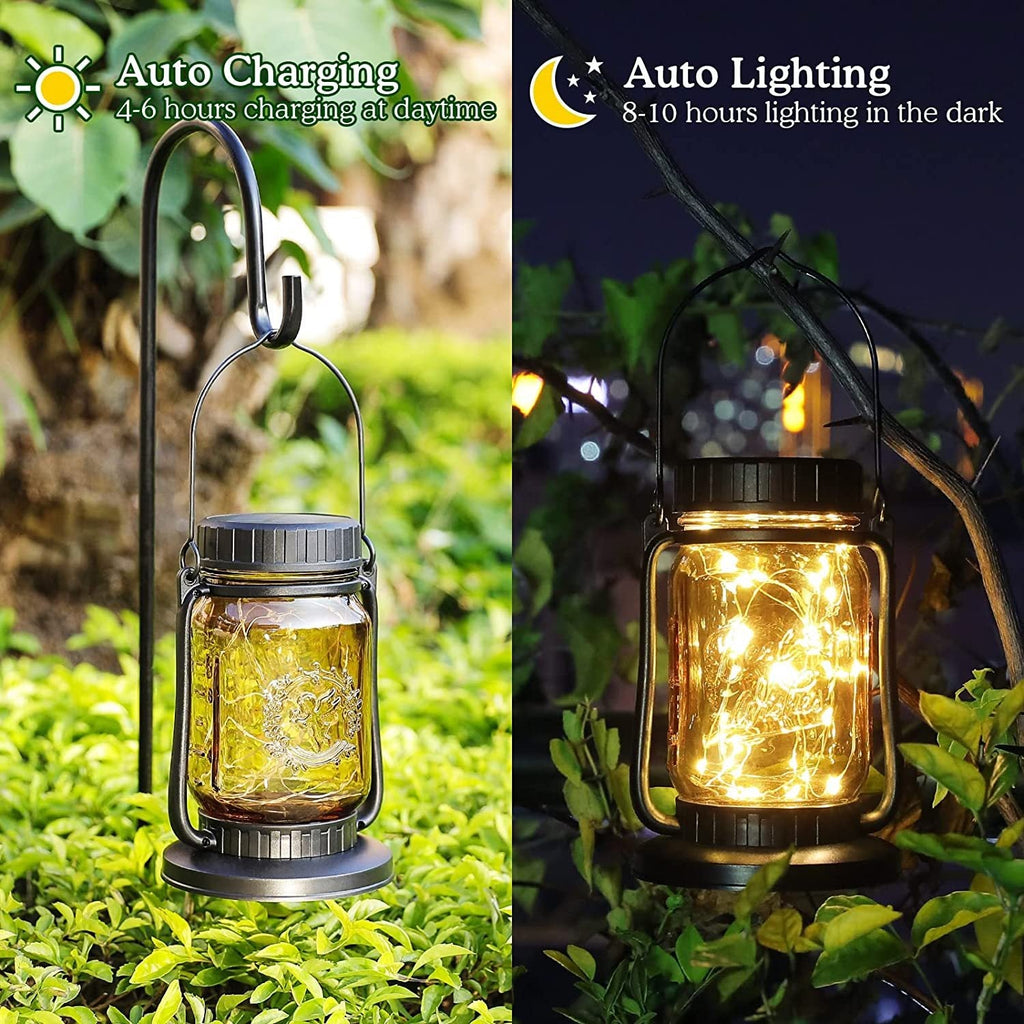 decorative solar led patio lamp