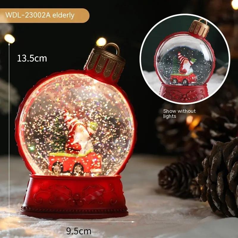 festive christmas table decoration light