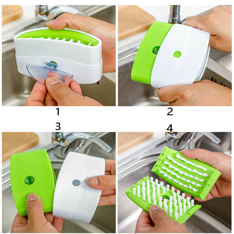 kitchen knife and fork cleaning brush