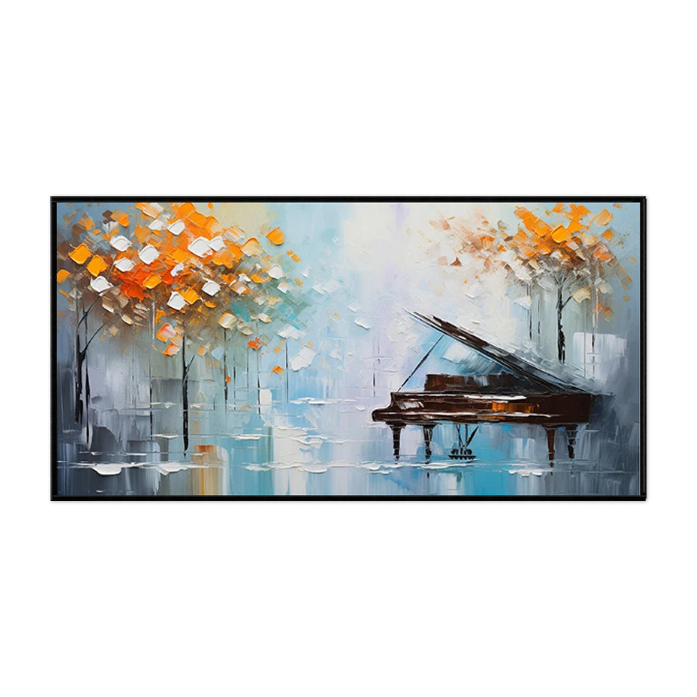 iving room wall décor oil painting