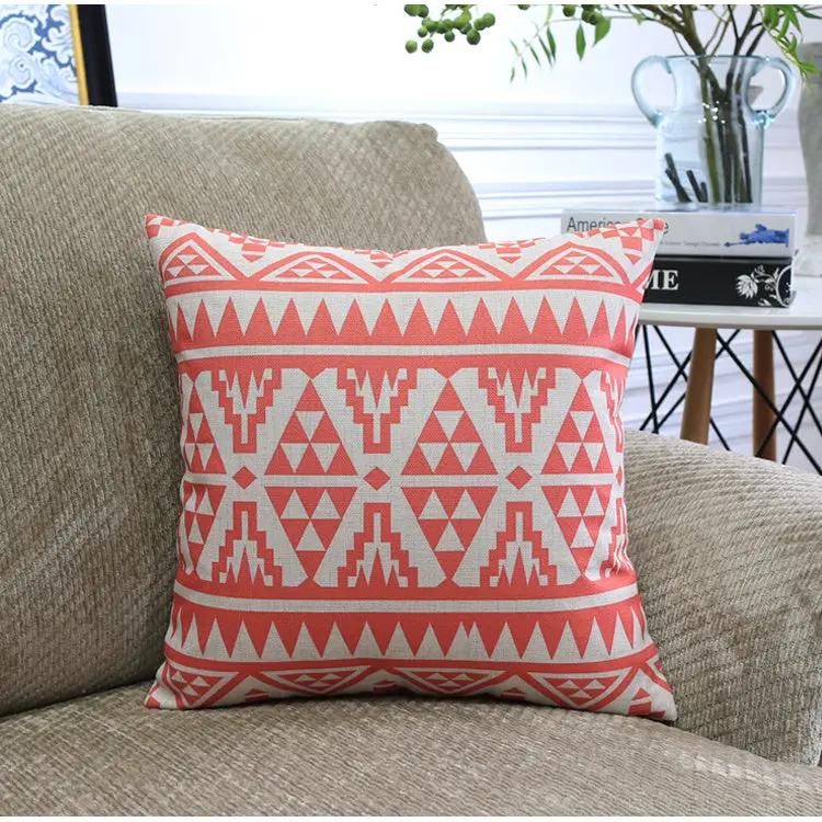 minimalist geometric pillow cover