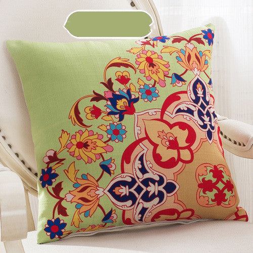 national style printed pillow