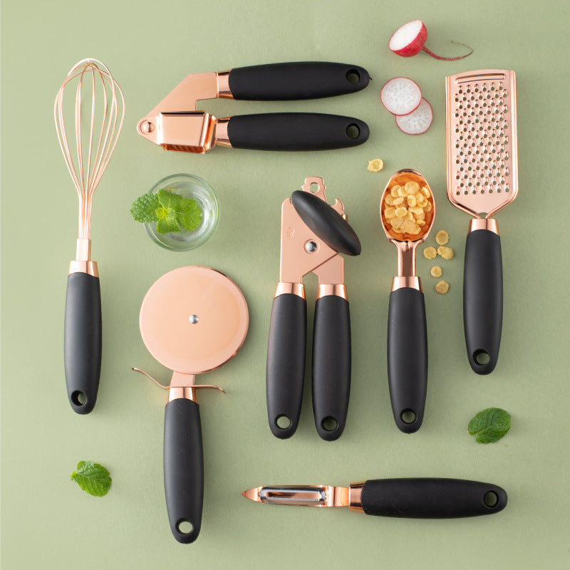 rose gold kitchen tool set 7pcs