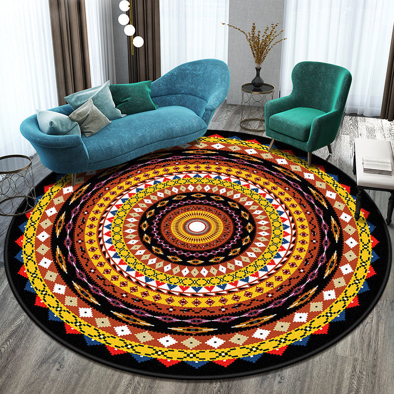 round floor mat for cozy corner