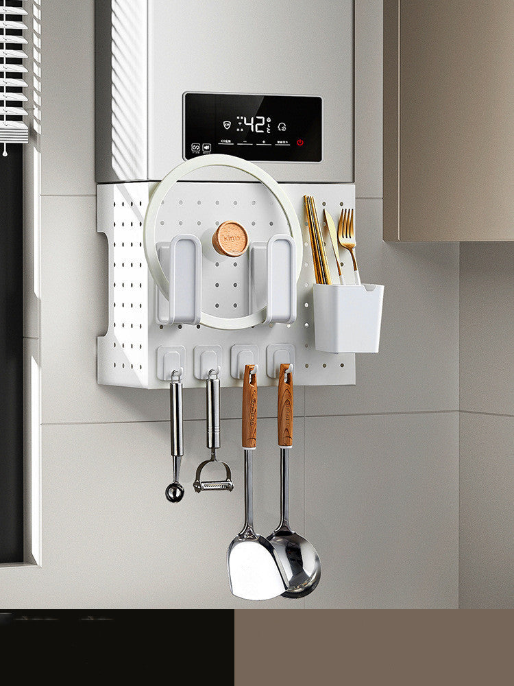 wall mounted kitchen utensil organizer